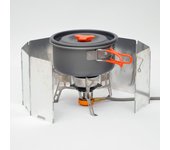 8/9/10 Plates Gas Stove Wind Shield Outdoor Camping Picnic Cooking Burner Windproof Screen Aluminum Alloy Wind Screen