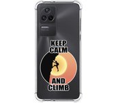 Funda Silicona Antigolpes para Xiaomi Poco F4 5G diseño Hombre Escalada Dibujos