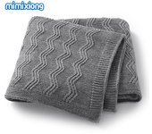 Mantas de DOT para Bebe, 100x80cm, ropa de Cama para Niño y Niña, colcha a Cuadros, cochecito para recién nasido, urdibre, Moda Super suave, Rayas sólidos