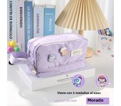 Large Capacity Pencil Bag Aesthetic School Cases Girl Kawaii Stationery Holder Bag Children Pen Case Students School Supplies