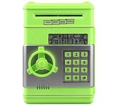 Hucha Electrónica para Niños 3-12 Años Caja Fuerte Niños Hucha Cajero Automatico Hucha con Código Caja de Monedas Banco de Dinero Divertido Caja Fuerte Juguete Regalo para Niños Niñas