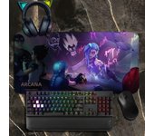 LOLS A-Arcane VI JINX Cartoon mouse pad Non-slip Lockedge Office Student Gaming Thickened Large Writing Pad Cushion
