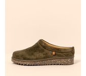 El Naturalista Zuecos N5636 SILK SUEDE FOREST / FELSEN para Mujer color Forest