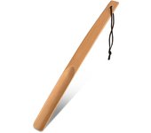 39cm Durable Professional Wooden Shoe Horn Flexible Long Handle Shoehorn Useful Shoe Lifter Professional Shoe Spoon Home Tools