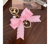 1pc Bowknot Key Chain Creative Car Keychain Car Key Ring Bag Pendant Mobile Phone Pendant Women Car Key Holder Car Accessories