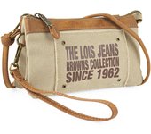 Lois - Bolso De Mano Mujer - Carteras De Mujer Marca LOIS - Cartera De Mujer De Lona-Polipiel. Cartera De Mano. Monedero Mujer - Cartera Mujer Asa Adicional Grande 318719