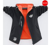 Autumn Children's Clothes Double-sided Wear Jacket Fleece Coat Boy Waterproof Windproof Children Outerwear Sport Jacket For Boys
