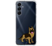 Tumundosmartphone Funda Silicona Antigolpes para Samsung Galaxy A16 4G / 5G diseño Perros 03 Dibujos