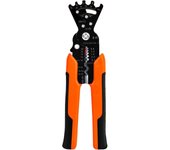 Pelacables profesional 5 en 1: cortador, pelador, engarzado, doblado, llave peladora profesional 5 en 1, herramienta multifunción para cables sólidos y trenzados (1 unidad)