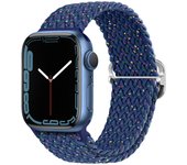 Braided Solo Loop For Apple Watch Band Ultra 44mm 40mm 49mm 45mm 41mm 42mm Elastic Nylon Bracelet iWatch series 9 8 7 se 6 strap