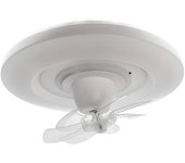 Ventilador de techo RAKI MOVE blanco, 6 aspas, 38W LED 3000-6000K, Al 21xP.48cm