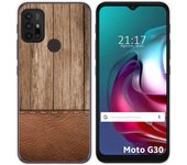Funda Gel Tpu para Motorola Moto G10 / G20 / G30 diseño Madera 09 Dibujos
