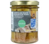 Bonito del Norte en Aceite de Oliva Virgen Extra ECO 200 g de NATURITAS  Bonito en conserva  Sin GMO  Pesca Sostenible Certificada (MSC)