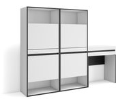 Skraut Home - Zapatero - Armario para zapatos y botas - organizador de zapatos - 190x35x145 cm - Dormitorio - habitación - Tocador - Estilo Moderno