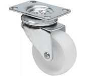 Alex Rueda Giratoria 60mm - Soporta 60kg - Polipropileno Blanco