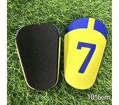 1Pair Mini Football Shin Pad Leg Protector Wear-resistant Shock Absorbing Leg Protector Soccer Training Shank Board