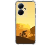 Funda Silicona Antigolpes para Vivo V29 Lite 5G diseño Ciclista Dibujos