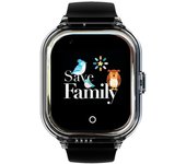Reloj gps niño SaveFamily Relojes con GPS Enjoy Reloj Inteligente niño 7 Juegos Divertidos Videollamada Vídeo Identifica Llamadas Música podómetro Reloj GPS niños Cámara SOS Waterproof Save Family Smartwatch niños NEGRO reloj inteligente NO INCLUYE SIM
