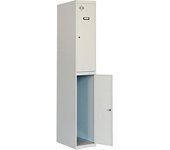 SimonRack Taquilla Vestuario Metálica, 2 Puerta, Incluye Llave, 1800x400x500 mm, Gris  - Simonlocker