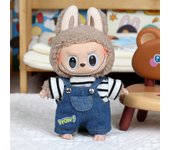 Modern Style 17cm Labubu Baby Clothes Series Doll Outfit Macaron Baby Doll Clothing Set for Collectible Figures