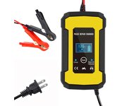 Cargador de badería de coche inteligente 6A, 12V, ABS, Pantalla Digital, Cargadores de reparación de Energía, Cargador de agua AGM de plomo ácido, Nuevo