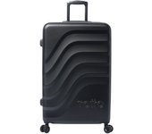 Maleta rigida Grande, Modelo Bazy+, 79 x 50 x 30.5 cm, Capacidad 100L, Expandible, Resistencia a Impactos, Ruedas 360º, Manija Telescópica, Correa Interna, Candado TSA, Color Negro - Totto España