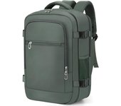 Mochila Viaje Cabina 40x20x25 Ryanair, Equipaje de Mano 20L, Mochila Impermeable Antirrobo con Bolsillo Portátil 14 Pulgadas, Hombre y Mujer para Trabajo, Escuela, Viajes - Negro