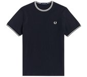 Camiseta Fred Perry Twin Tipped Hombre Navy