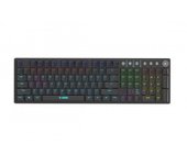 Ibox aurora k-6 teclado rf wireless + bluetooth qwerty inglés negro