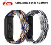 Elastic Nylon Adjustable Watchband for Xiaomi Mi Band  Mi3 Mi4 Mi5 Mi6 Mi7 Mi8 NFC Replacement Bracelet Men Women Sport Strap
