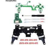 For PS4 JDM JDS 055 050 040 030 001 10 Controller Repair Key Holder Inner Frame Charging Board Flex Ribbon Cable Conductive Film