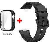 TPU Case+Silicone Strap for Huawei Watch Fit 3 Strap Replacement Band for Huawei Watch Fit3Watch Band With Case Screen Protector