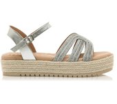 Mustang | Mujer | Sandalias 54501 plateado