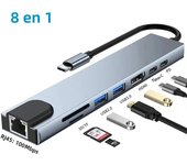 USB C HUB Type C Splitter Thunderbolt 3 Docking Station Laptop Adapter With For Macbook Air M1 iPad Pro