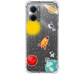 Tumundosmartphone Funda Silicona Antigolpes Xiaomi Redmi 10 5G Espacio Dibujos Personalizada
