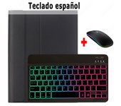 Backlit Keyboard Case for Samsung Galaxy Tab A8 10.5 A7 10.4 S9 11.0 S8 S7 11 S6 Lite AZERT Portuguese Hebrew Arabic Keyboard
