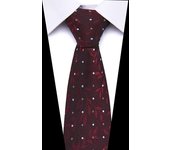 New Design  Men's Print Pattern Ties for Men 7.5 cm Neckties Polyester Jacquard Gravatas Wedding Ties Fit Workplace