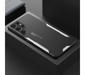 Luxury Aluminum Alloy Back Cover for Samsung Galaxy S24 Ultra S23 22 21 20 10 9 8 Note 20 10 Plus Ultra FE on TPU Soft Edge Case