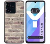 Funda Silicona para Vivo Y35 / Y22s diseño Ladrillo 01 Dibujos