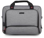 Urban Factory Mixee 39,6 cm (15.6") Maletín Gris, Rosa