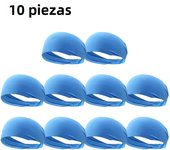 1-10pcs Ultra-Thin Sports Headband Breathable Sweatband Elastic Hair Band Sweat Absorbent Soft Headband for Outdoor Sport Yoga