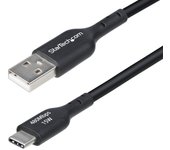StarTech.com - Cable Cargador USB-A a USB-C de 3m - Cable Adaptador USB-A a USB Tipo C - 3A - Cable de Carga y Sinc - USB2AC3MNC USB2AC3MNC