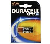 Pack de 2 Pilas AAAA Duracell Ultra MX2500/ 1.5V/ Alcalinas