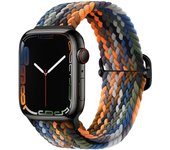 Braided Solo Loop For Apple Watch Band Ultra 44mm 40mm 49mm 45mm 41mm 42mm Elastic Nylon Bracelet iWatch series 9 8 7 se 6 strap