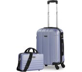 Itaca - Juego De Maletas Maletas De Viaje Cabina. Maleta Cabina Con Neceser Rigido Maletas De Cabina 4 Ruedas, Pequeña - Maleta De Cabina. Trolley Candado De Combinación 771150B