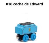 Magnetic Wood Train Toys Wooden Train Accessories Anime James Locomotive Model Car Toy for All Brands Tracks Kid Christmas Gifts