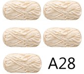 5pcs X100g Soft Velvet Yarn For Knitting Sweater Scarf Blankets Thick Crochet Yarn Threads