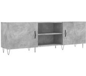Mueble TV combinadoMueble de TV madera de ingeniería gris hormigón 150x30x50 cm