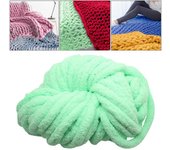 Chunky Chenille Yarn Gauge 7 Plush Jumbo Yarn Acrylic Thick Yarn Bulky Yarn for Hat Crochet Bed Arm Knitting Throw