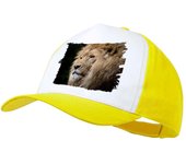 MERCHANDMANIA GORRA COLOR leon majestuoso salvaje selva savana feroz fiera color cap